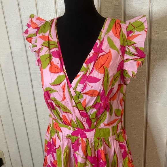 Taylor Printed Lawn Mini Dress, size large. - Picture 4 of 8